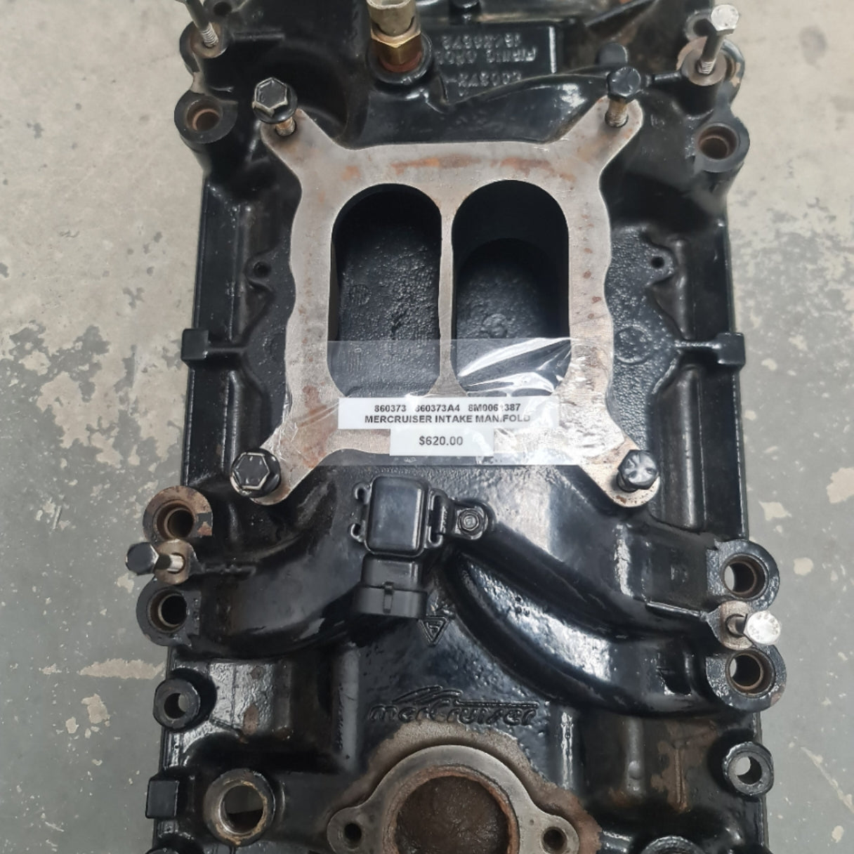 860373 860373A4 8M0061387 Mercruiser Intake Manifold | Genuine Used Part
