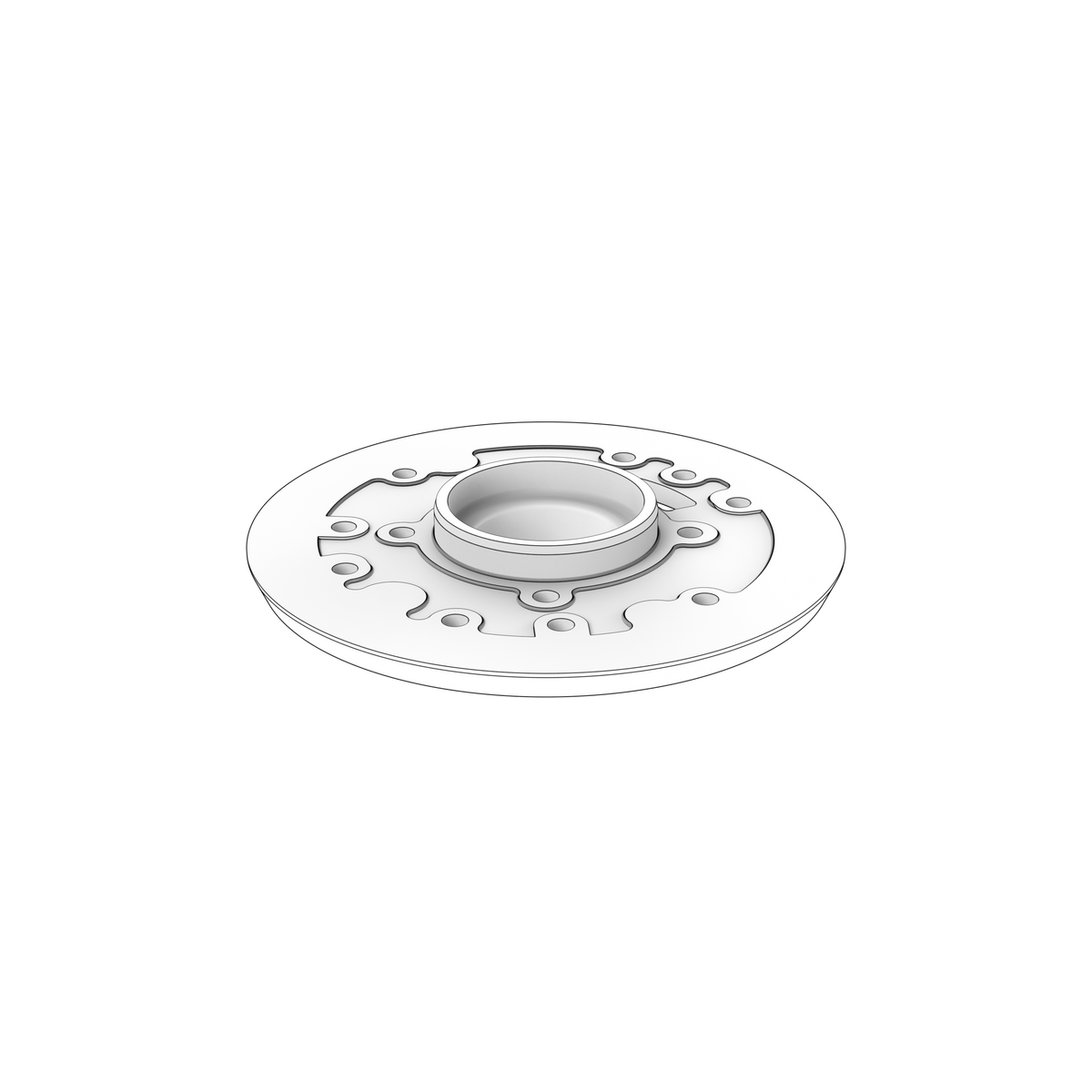 24124121 Intermediate Plate | Genuine Volvo Penta Part - photo 2 of 2