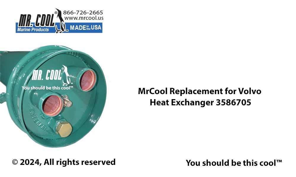 3586705 Aftermarket Volvo Penta Heat Exchanger | Sawley's Select Marine Parts