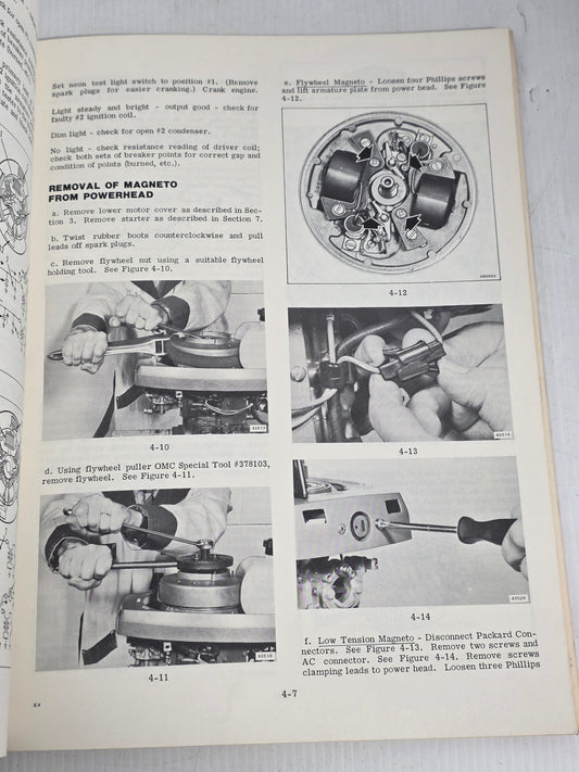 1975 Johnson Euro 4HP Service Manual | Genuine Used Manual - photo 2 of 2