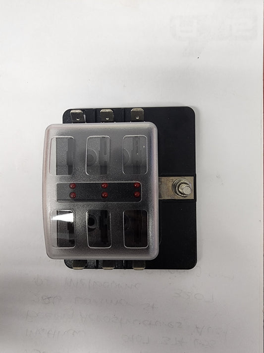 SZ2096 Powertech 6-Way Spade terminal Fuse Block