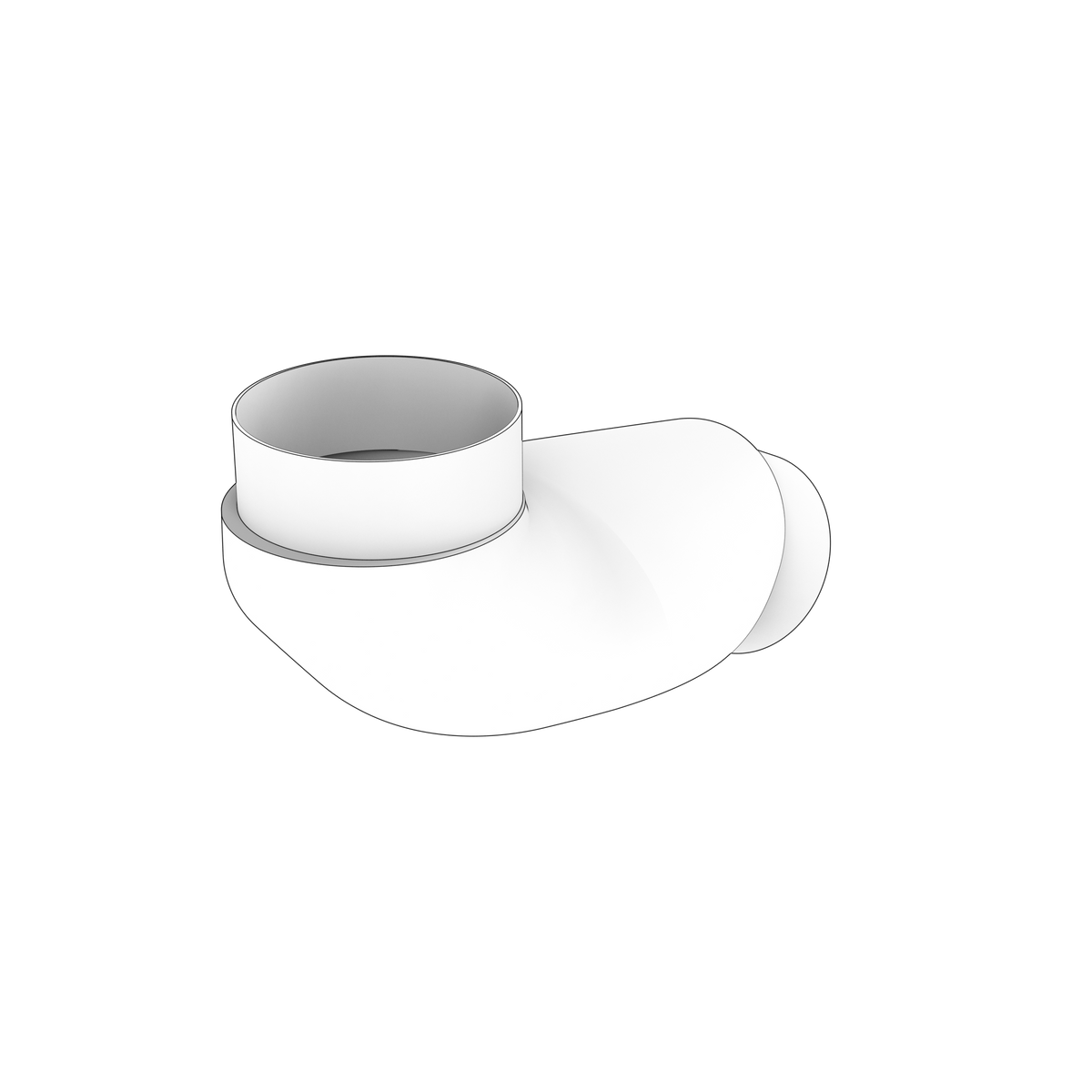 3854874 Exhaust Pipe | Genuine Volvo Penta Part
