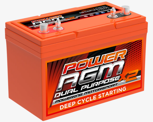 NPCDP12V110AH Power Crank 110 AH 800 CCA Battery | Dual Purpose AGM Deep Cycle Starting