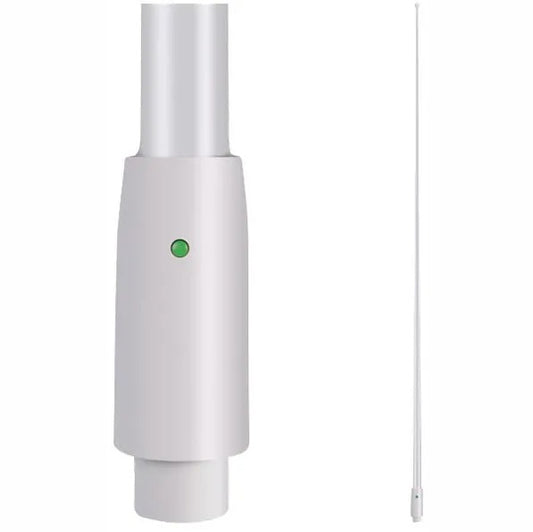 AW364V 1200MM MARINE VHF ANTENNA WHIP - WHITE