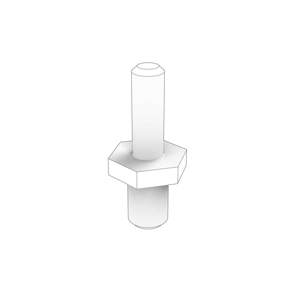 861539 Adjusting Screw | Genuine Volvo Penta Part