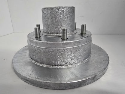 A1318G Mackay L/Cruiser Disc Hub 16mm Mech/Hyd 6 stud c/w Brgs Galv. (1) Dunbier 1909
