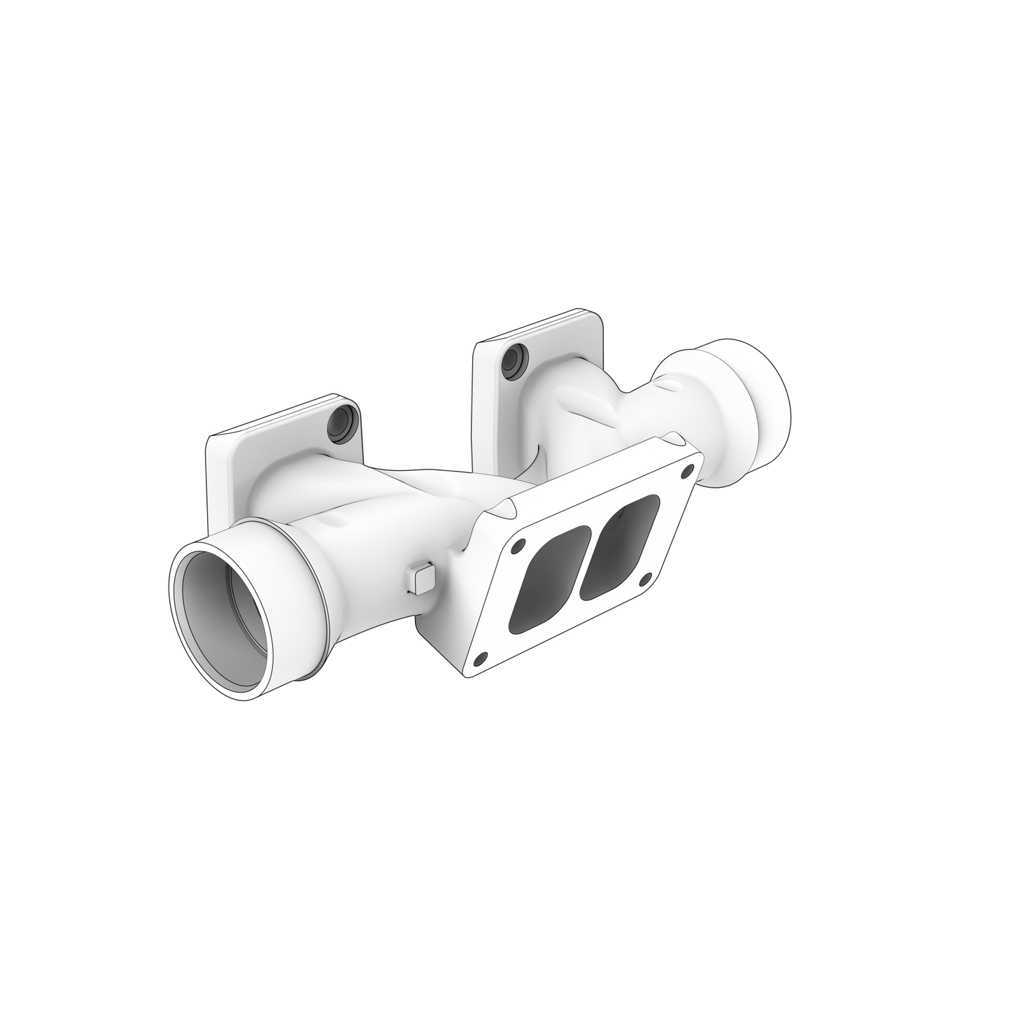 3838248, Exhaust Manifold - Genuine Volvo Penta