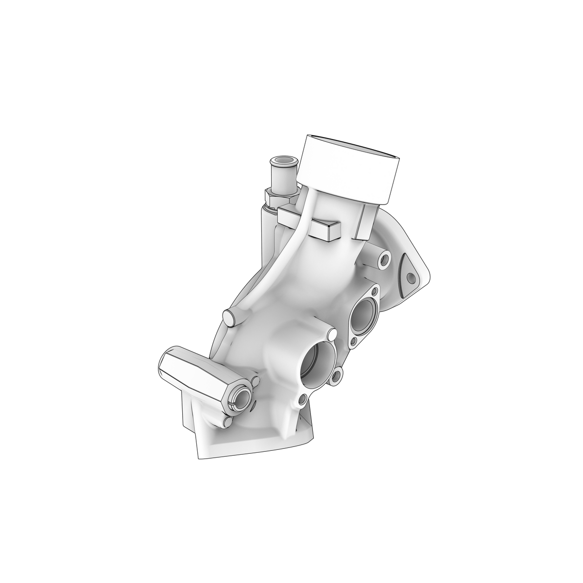 22531007 Coolant Pipe | Genuine Volvo Penta Part