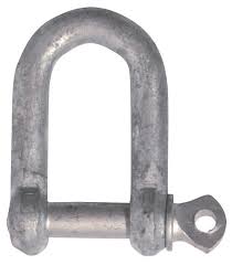 610243 10mm D Shackle - Galvanised | Marine Trailer Part
