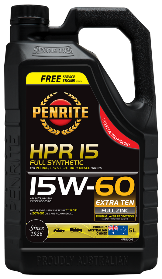HPR15005 HPR15 Full Synthetic 15W60 5L