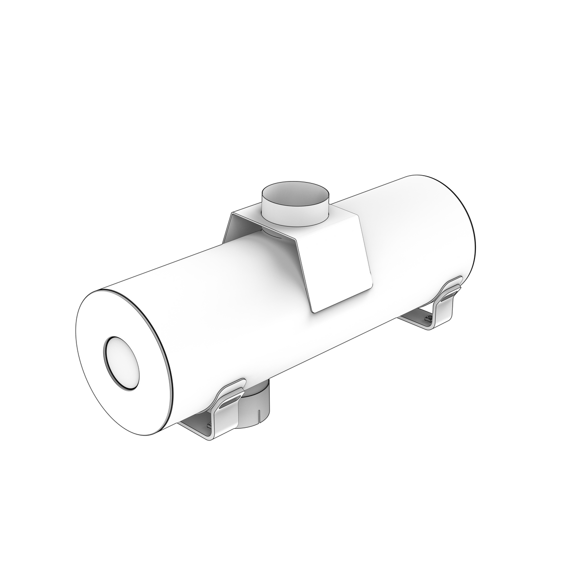3819614 Muffler | Genuine Volvo Penta Part