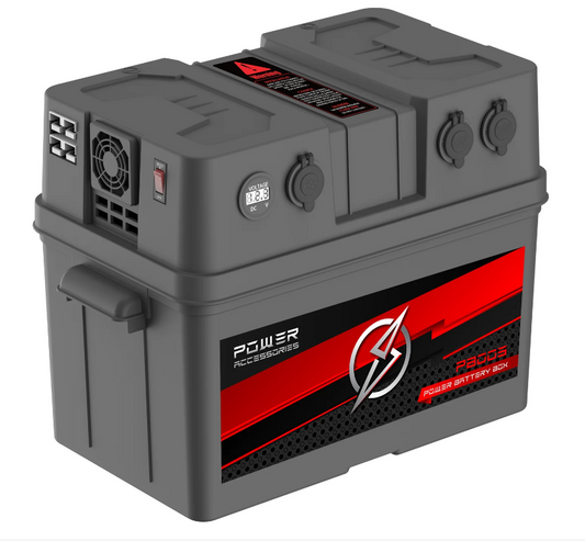 PB003 Power Crank Large Powered Battery Box (350X180X200) | Power Accessories