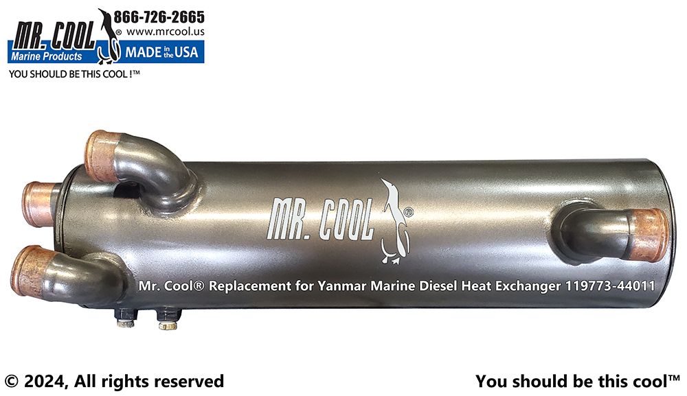 119773-44010 YANMAR 6LPA-STZP2 HEAT EXCHANGER 119773-44010 Replacement