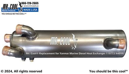 119773-44010 YANMAR 6LPA-STZP2 HEAT EXCHANGER 119773-44010 Replacement