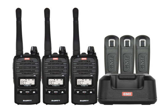TX677FP 2 Watt UHF CB Handheld Radio - Family Pack