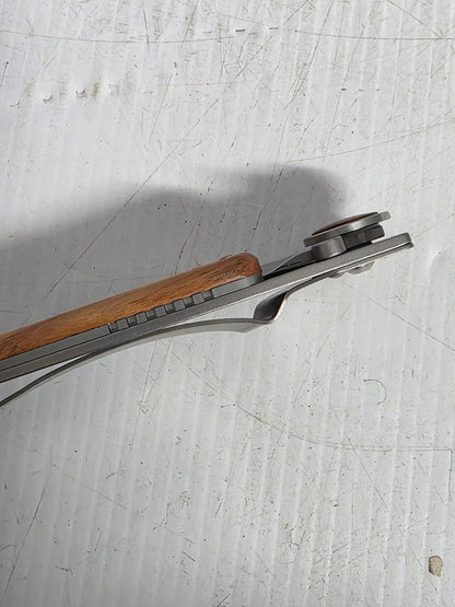 CD.142.55 Claude Dozorme  9cm Dressed Series Stainless Steel Pocket Knife (Liner Lock, Rosewood Handle)