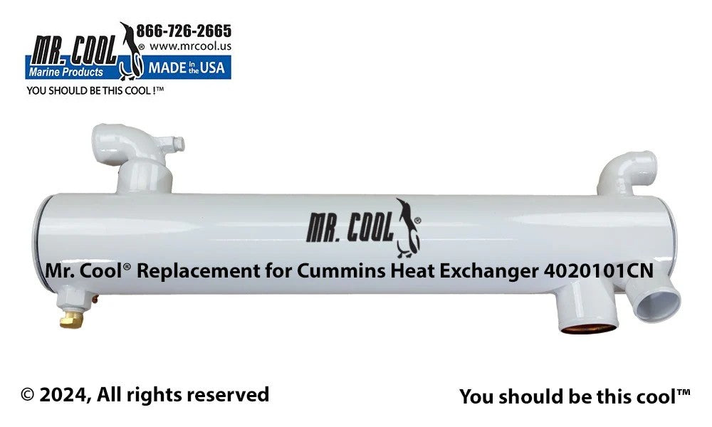 4020101CN Cummins 5.9L / QSB Heat Exchanger 4020101CN 4x25 Replacement Mr Cool