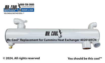 4020101CN Cummins 5.9L / QSB Heat Exchanger 4020101CN 4x25 Replacement Mr Cool