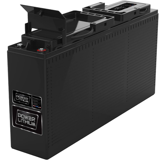 LFP12.8V225AH-FT-BT Power Crank 225 AH Battery | 12V Lithium Front Terminal Deep Cycle