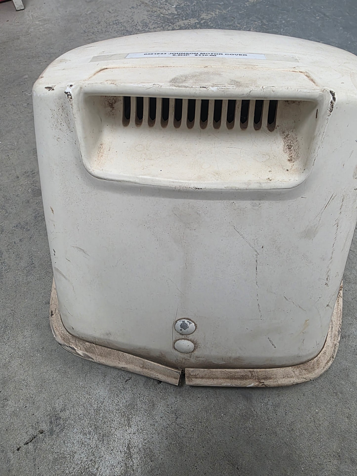 0391843 Johnson Motor Cover 9.9HP | Genuine Used Part