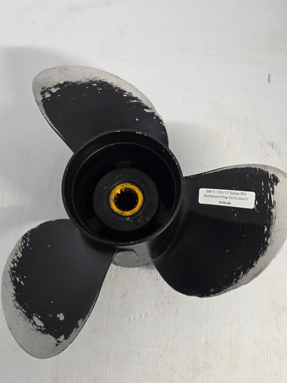 9411-133-17 Solas Rubex 3 13 1/4 x 17 RH Aluminium Propeller – Modular Hub | Genuine Used Part