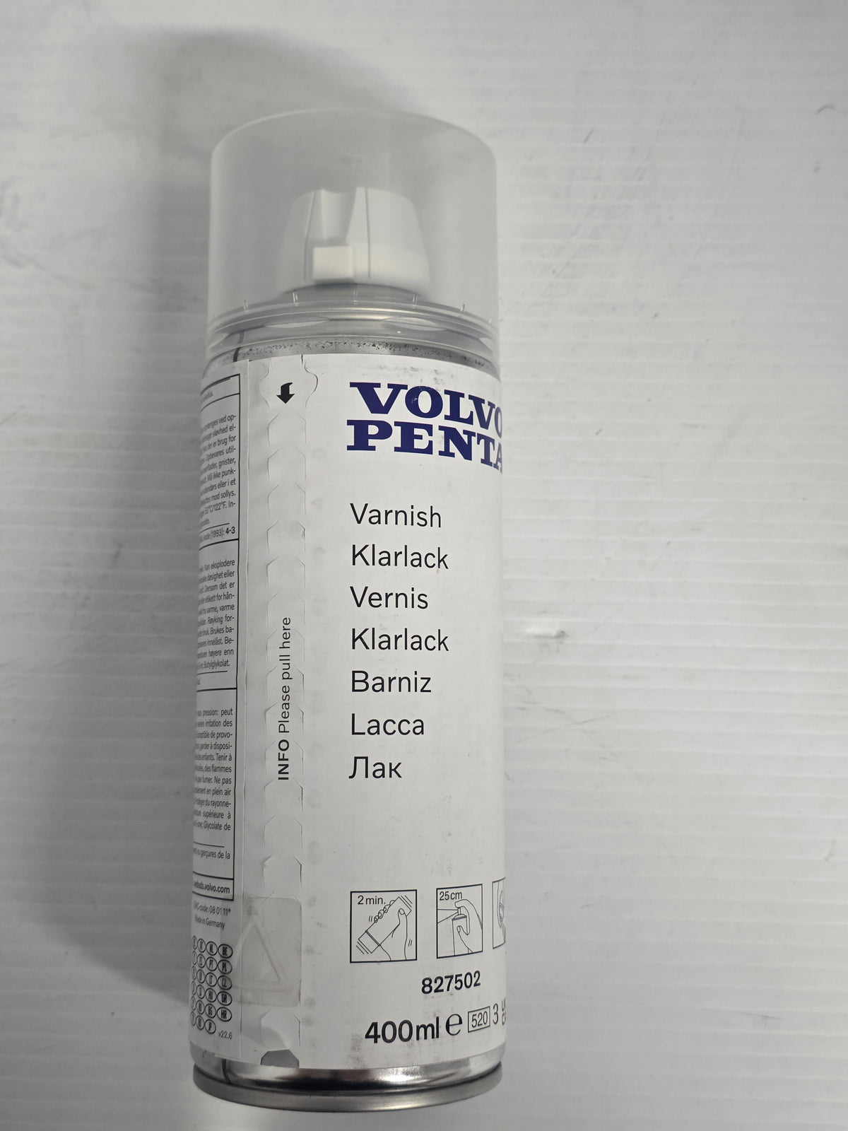 827502 Clear Enamel | Genuine Volvo Penta Part