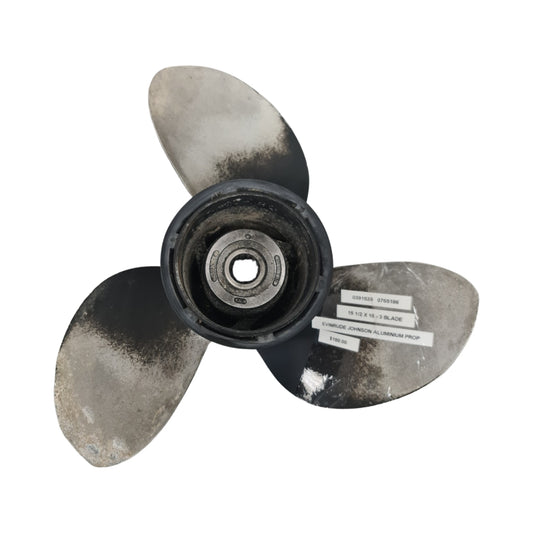 0391535 0765186 Evinrude/Johnson 15 x 15 Aluminium Propeller – 15 Spline | Genuine Used Part