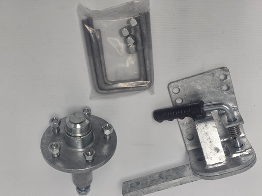 1517 Dunbier Beach launch Spare Wheel Mount (Ford SL Bearings)