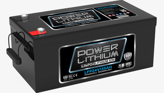 LFP24V135AH Power Crank 135 AH Battery | 24V Lithium Deep Cycle