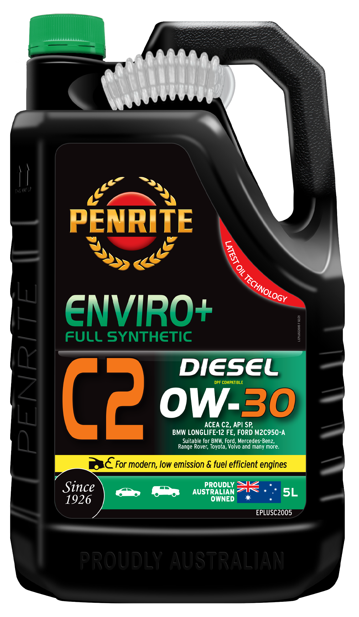 EPLUSC2005 Enviro+ C2 0W30 Full Synthetic 5L