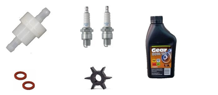 6C Aftermarket Yamaha 2-Stroke Minor Service Kit without Oil | Sawley's Select Marine Parts