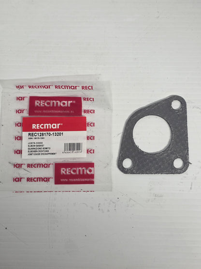 128170-13201 Aftermarket Yanmar 3-Bolt Exhaust Elbow Gasket 1GM/2GM | Sawley's Select Marine Parts