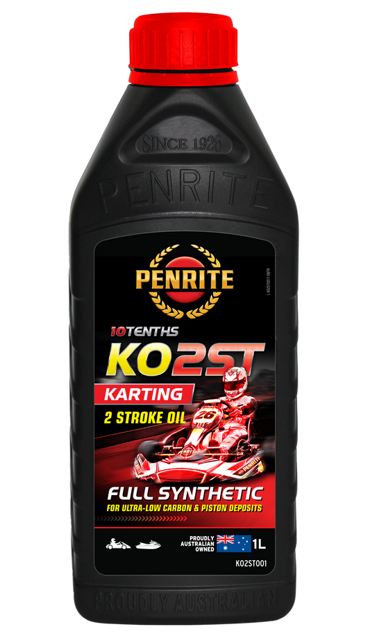 KO2ST001 TWO STROKE OIL 10 TENTHS KO2ST KARTING  (FULL SYN.)