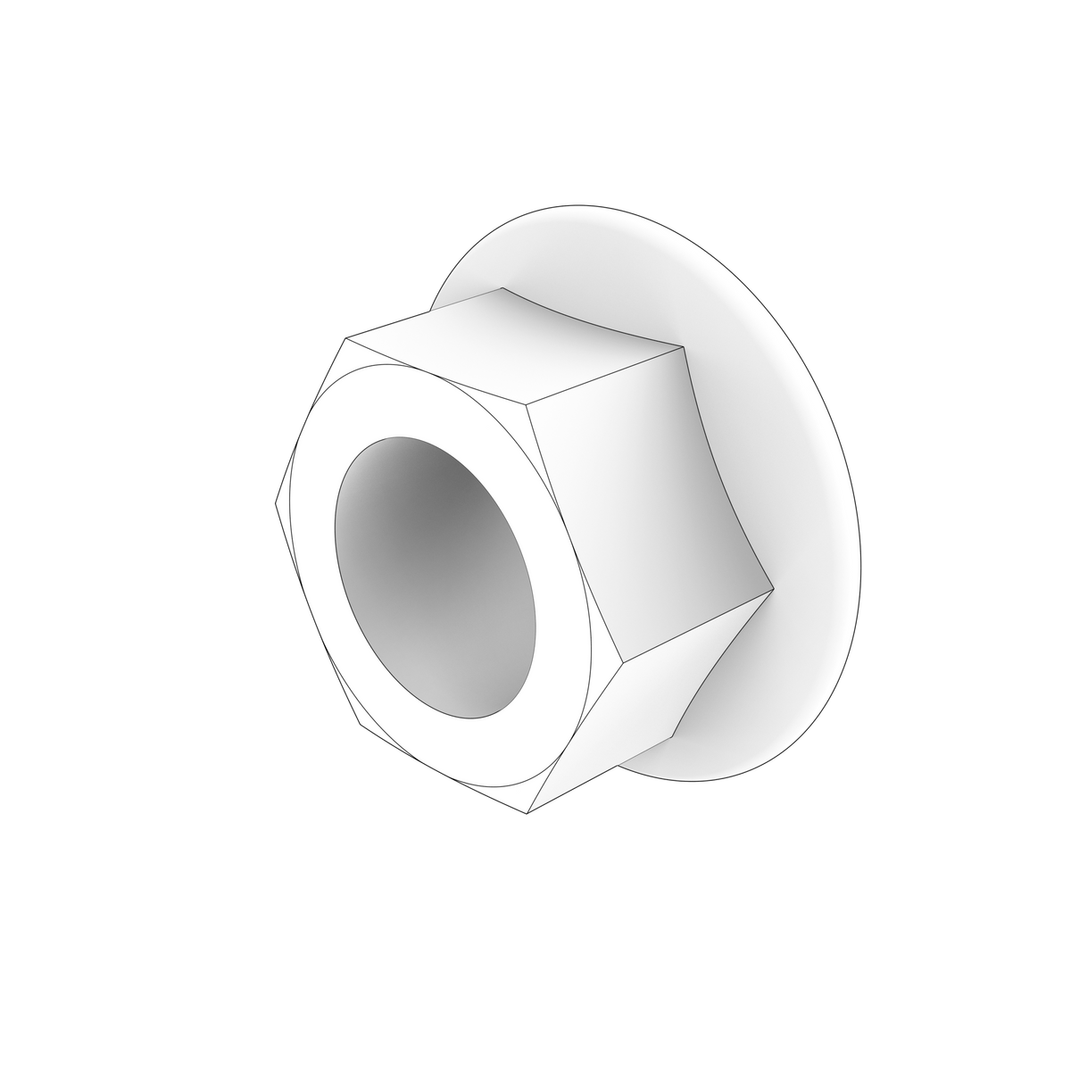 990941 Flange Nut | Genuine Volvo Penta Part