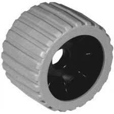 2969 Dunbier Wobble Roller Grey 3" Plastic Mackay R2133