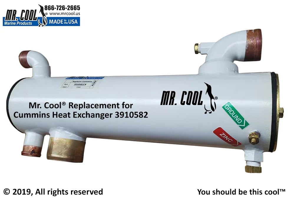 3910582 Cummins 4BT / A3.9 Heat Exchanger 3910582 Replacement