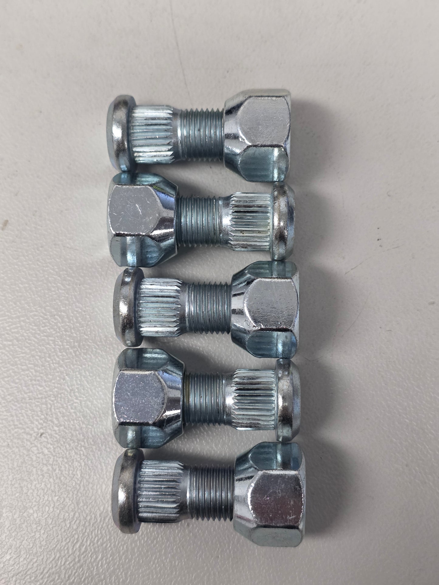1664C Dunbier Wheel stud & nut  1/2" (Ford) (Pack of 5) (Clam Shell)