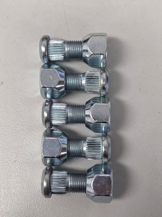 1664C Dunbier Wheel stud & nut  1/2" (Ford) (Pack of 5) (Clam Shell)