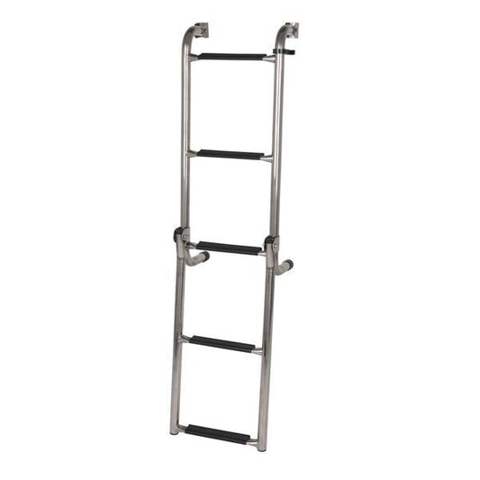 460722 5 Step S/S Folding Ladder | Marine Boarding Ladder