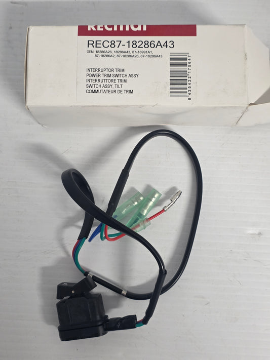 87-18286A43 Aftermarket Mercruiser Power Trim Switch Assembly 4000 | Sawley's Select Marine Parts