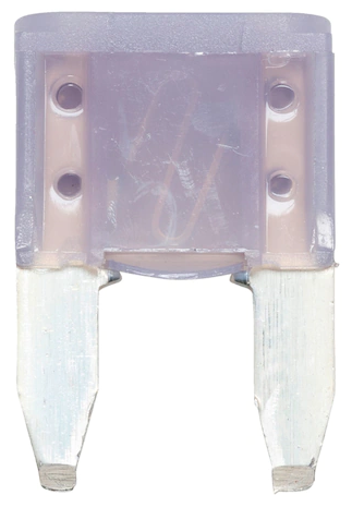 073130003 Flat blade fuse MINI Silver-Violet 3A 5PK | Genuine Wurth Product