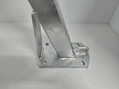 3449 Dunbier Trailer Winch Post  64mm Sq, Suits 100mm DrawBar