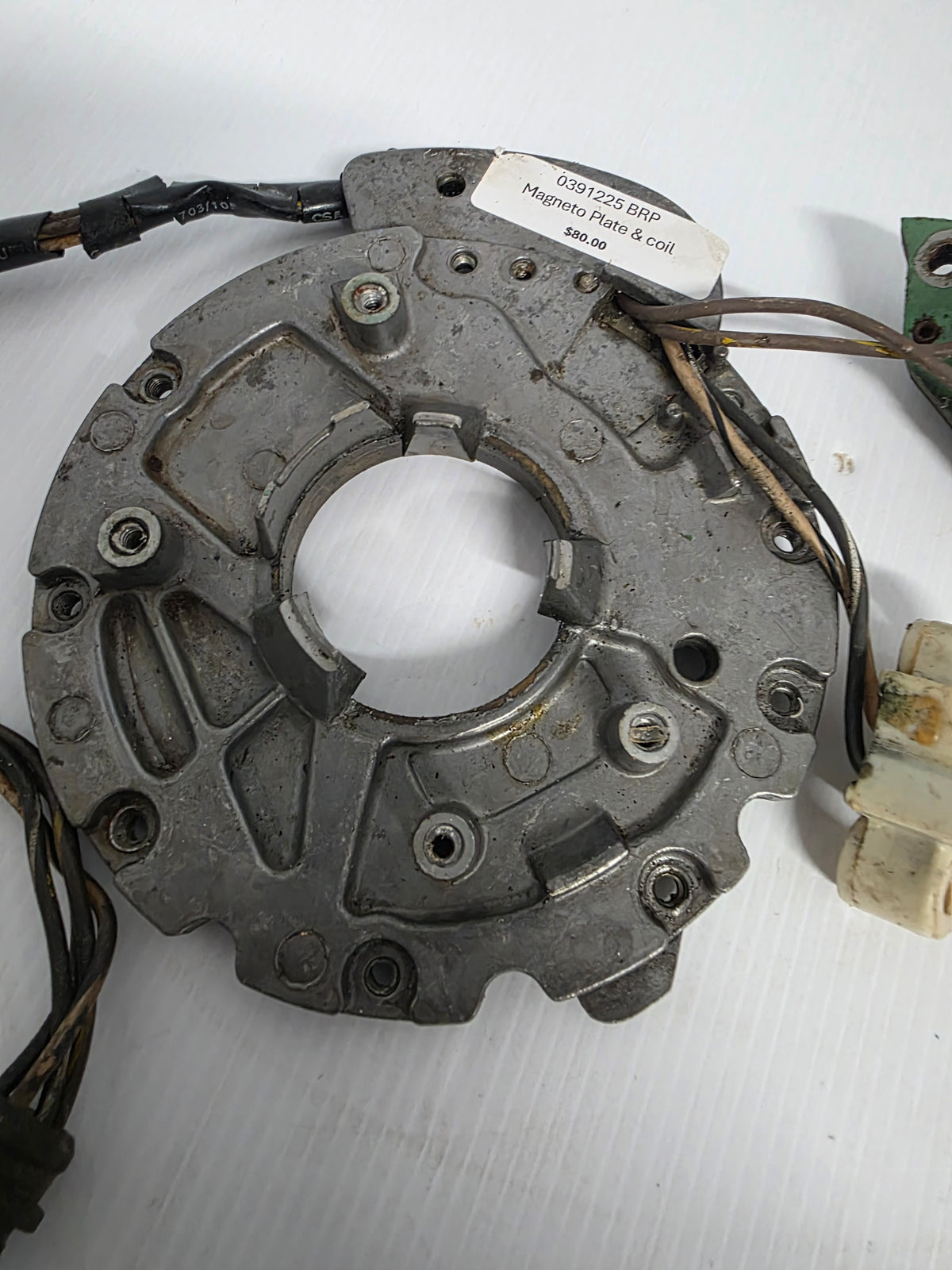 0391225 BRP Magneto Plate & Coil | Genuine Used Part - photo 2 of 12