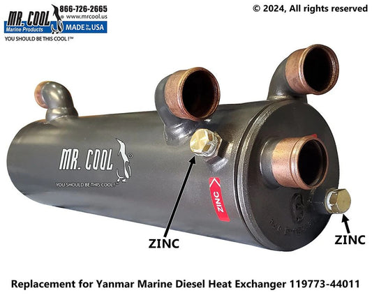 119773-44010 YANMAR 6LPA-STZP2 HEAT EXCHANGER 119773-44010 Replacement