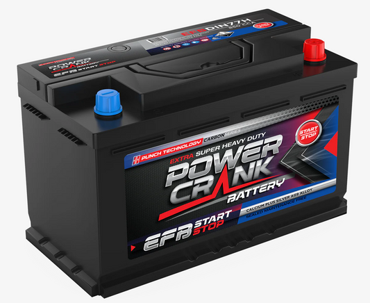 EFBDIN77H Power Crank 850 CCA Battery | EFB Stop/Start Series