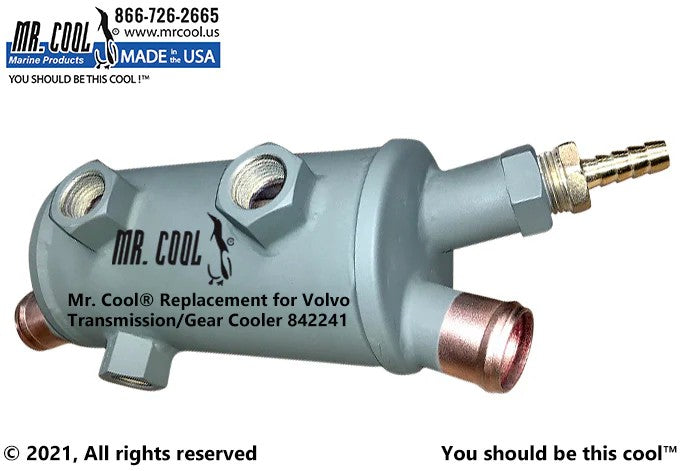 842240 / 842241 Aftermarket Twin Disc/Volvo Penta MG502 Transmission Gear Oil Cooler | Sawley's Select Marine Parts