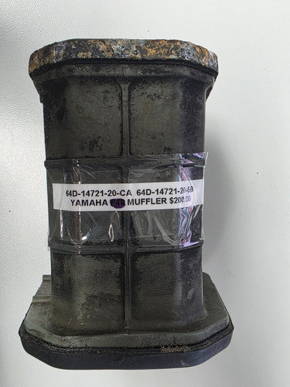 64D-14721-20-CA 64D-14721-20-5B Yamaha Muffler | Genuine Used Part