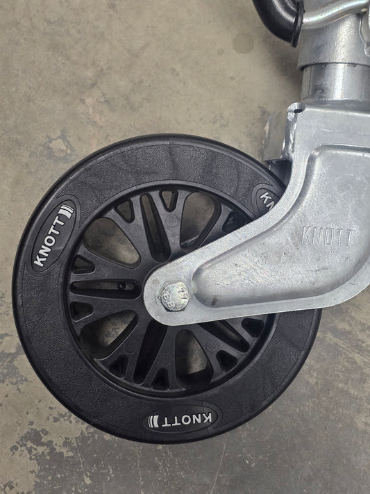 H3941 Mackay Knott Swing up Jockey wheel TK57-210/50M (1) Dunbier 1293