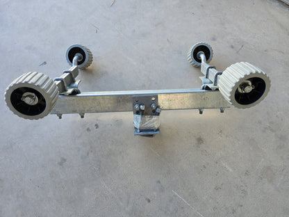 3331 Dunbier SUPA-ROLLA Rear Ass 4 Rollers & Side Plates