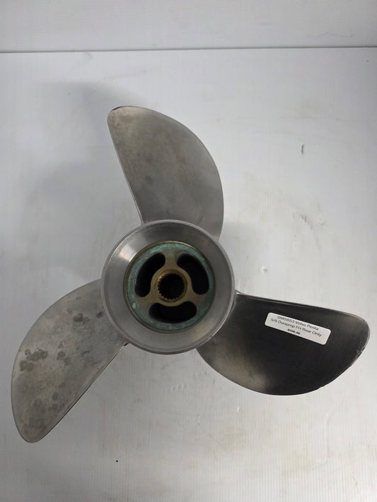 3885853 Volvo Penta FH5 Rear Stainless Steel Duoprop Propeller – DPS-B Helical Spline | Genuine Used Part